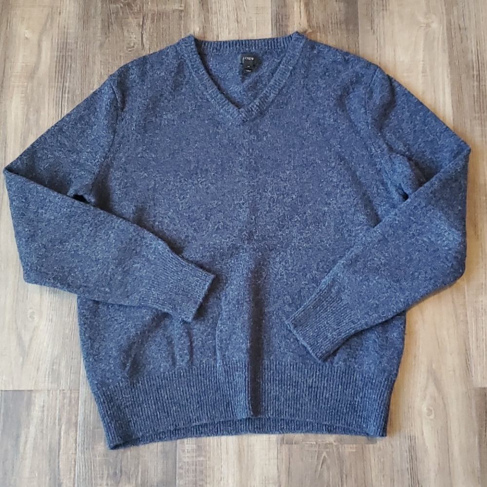 J.Crew Men's Navy Merino Wool Sweater